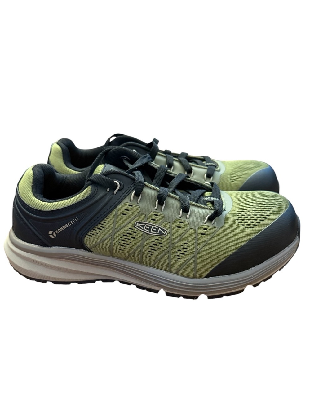 KEEN Utility KonnectFit EH Alloy Toe Low Safety Shoes Womens 10W Wide Green NWOT - Picture 8 of 16